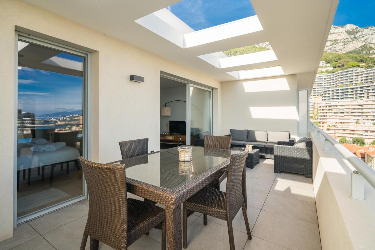 5Mn Monaco - Terrasse Vue Mer - Parking - Be Beausoleil Bagian luar foto