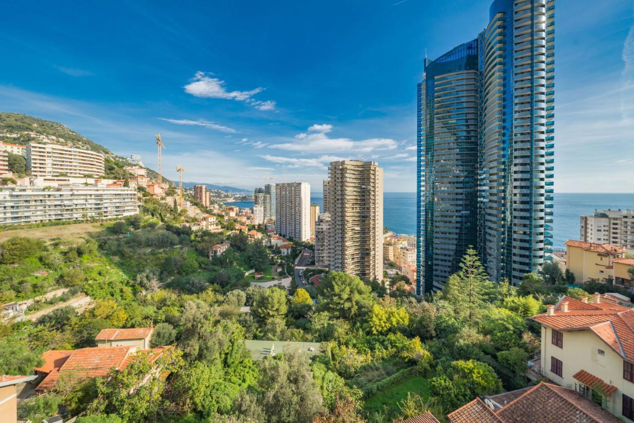 5Mn Monaco - Terrasse Vue Mer - Parking - Be Beausoleil Bagian luar foto