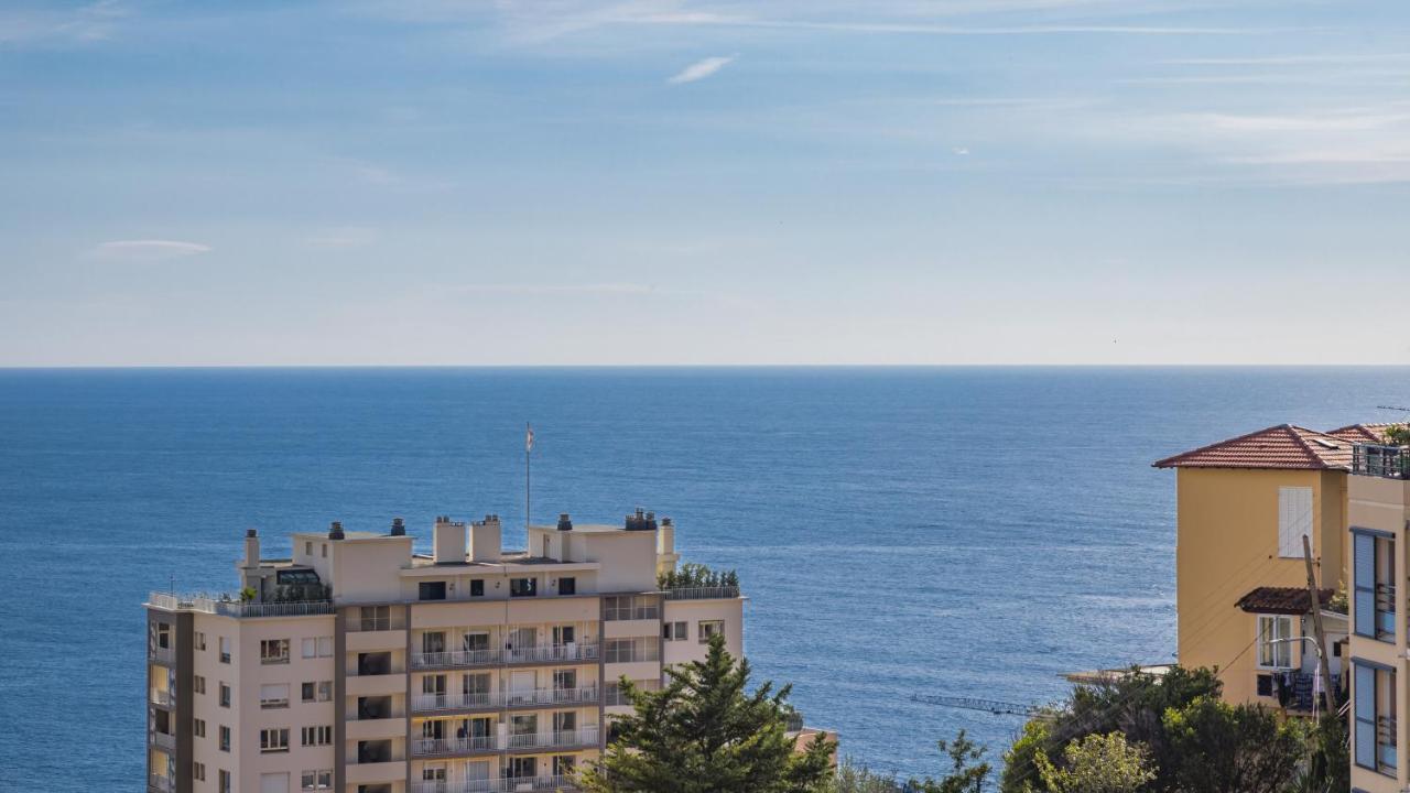 5Mn Monaco - Terrasse Vue Mer - Parking - Be Beausoleil Bagian luar foto